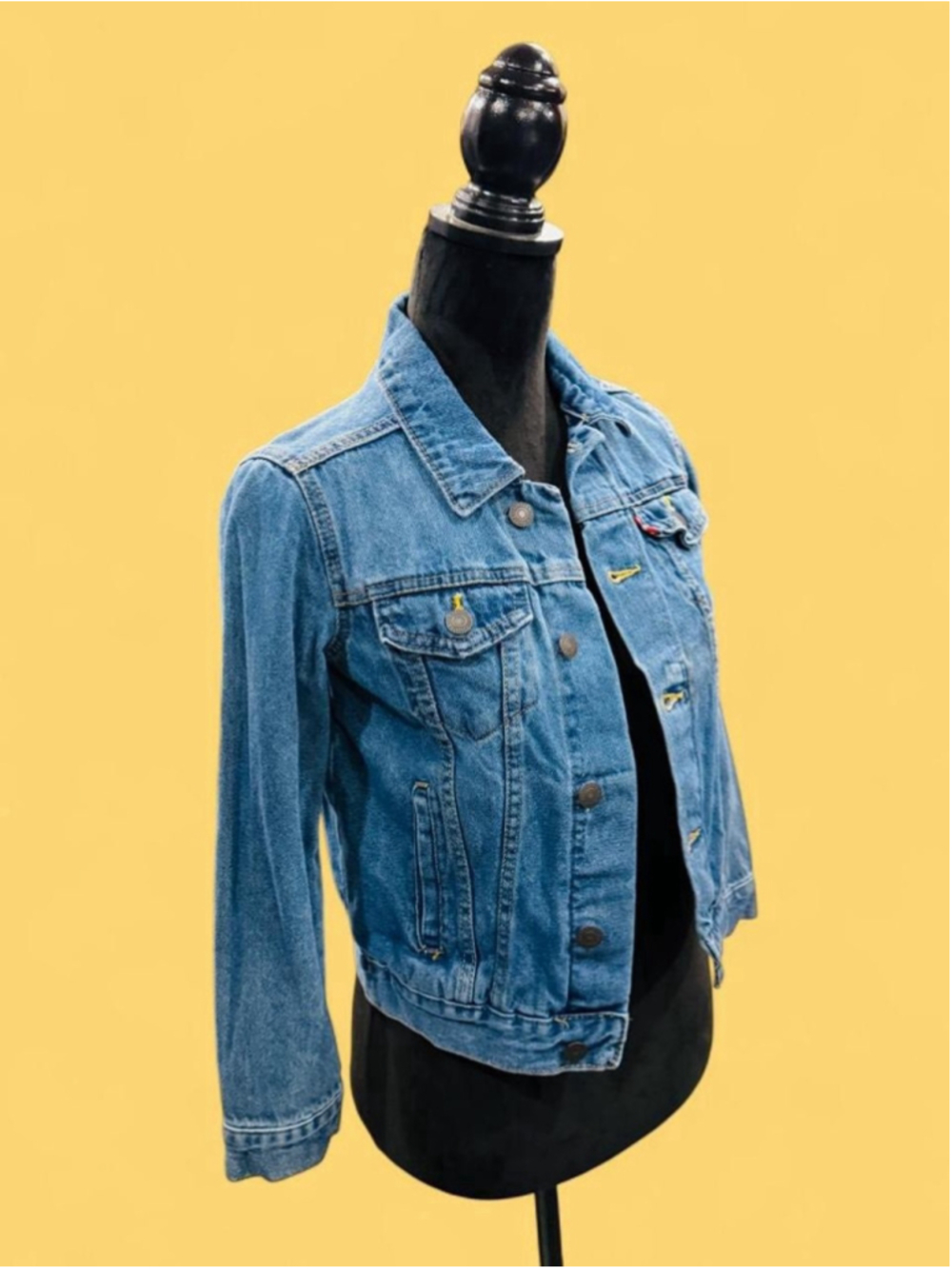 Levi’s Kids Denim Trucker Jacket Blue Jean Jacket Small 8/10 Classic School